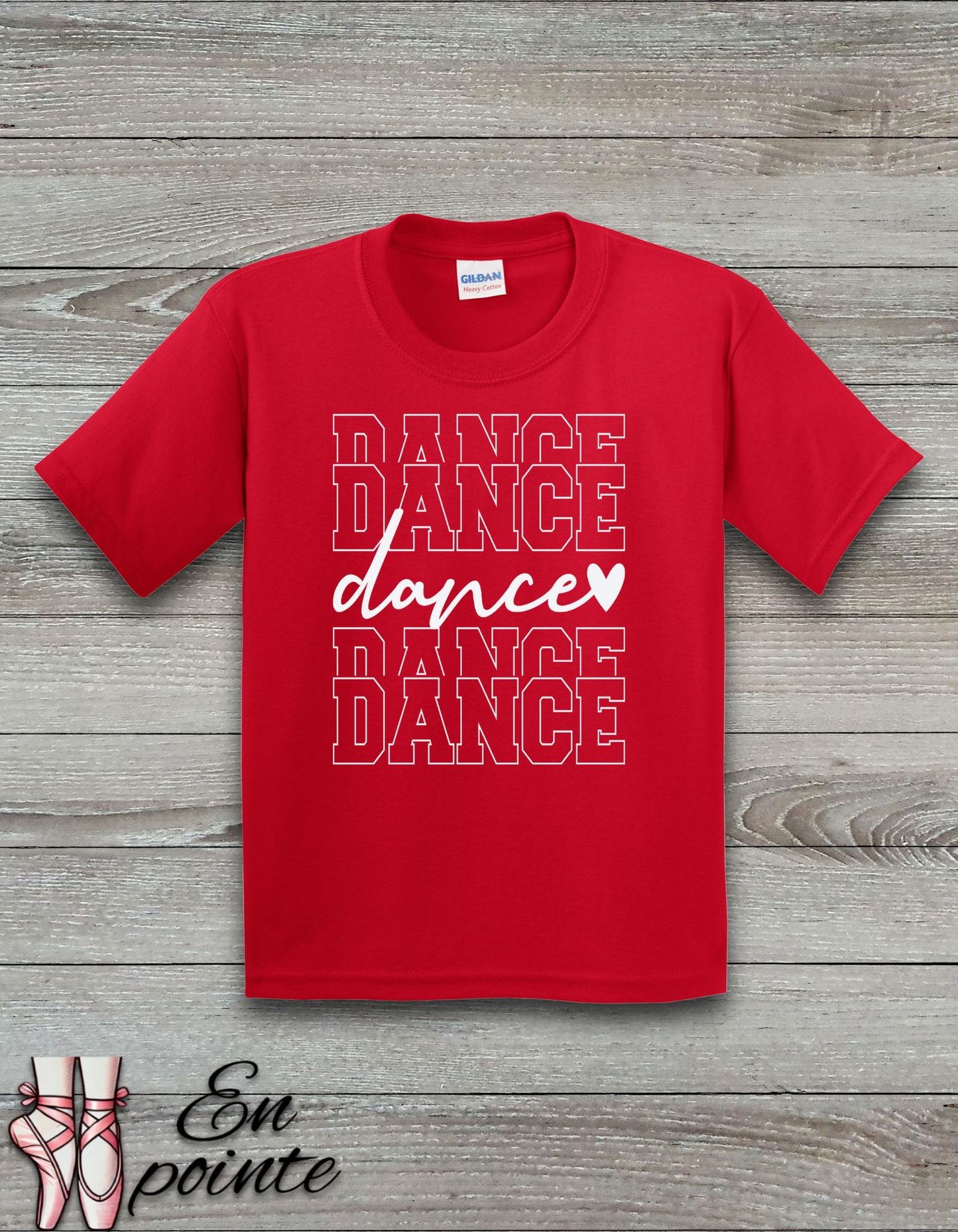 Stacked Dance Font Kids T-Shirt