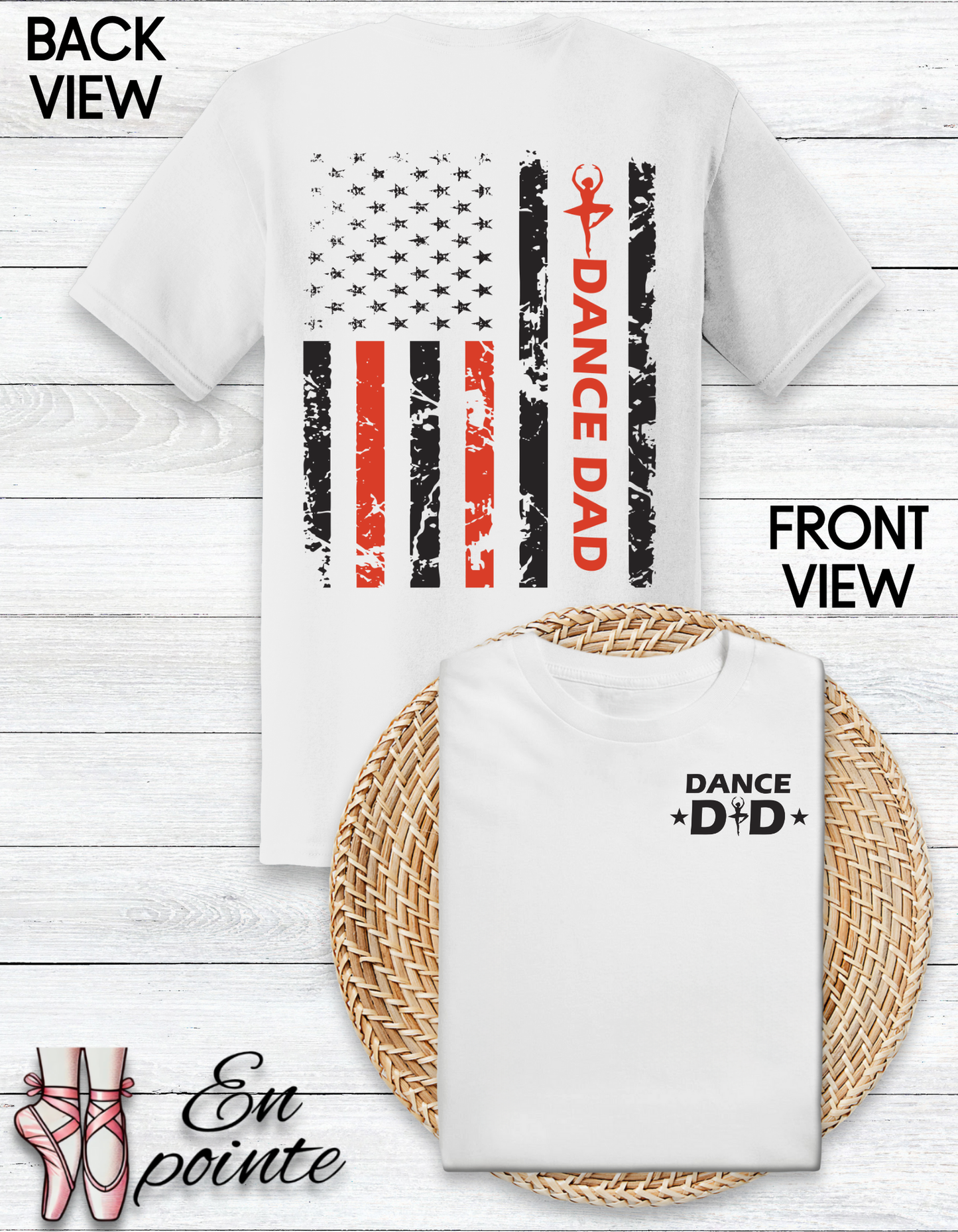 Dance Dad American Flag T-Shirt