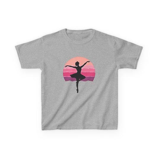 Ballerina in Sunset Kids T-Shirt