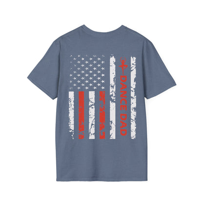 Dance Dad American Flag T-Shirt