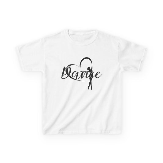 Ballerina w/ Ribbon Heart Kids T-Shirt