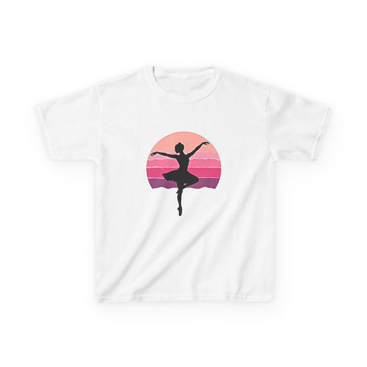 Ballerina in Sunset Kids T-Shirt