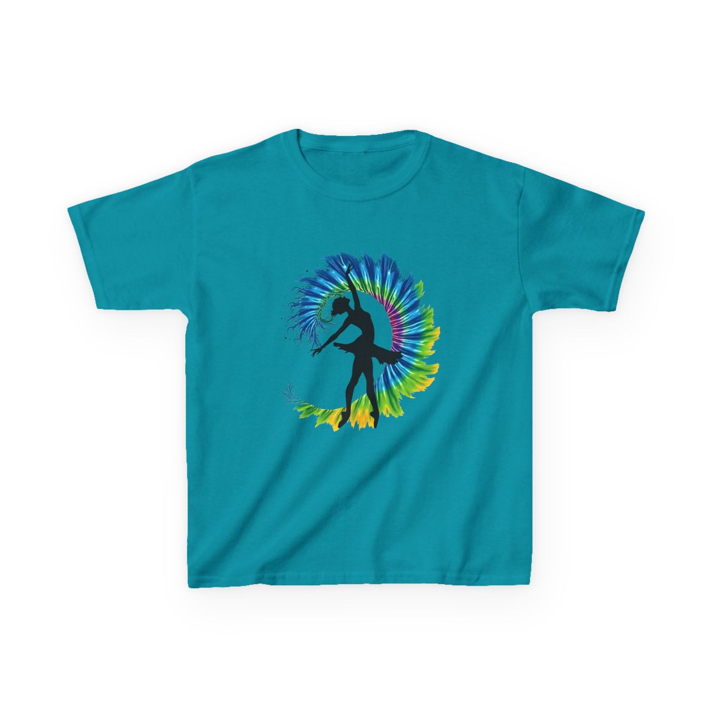Ballerina Tie Dye Kids T-Shirt