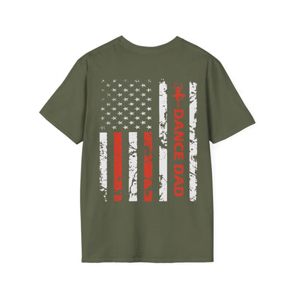 Dance Dad American Flag T-Shirt