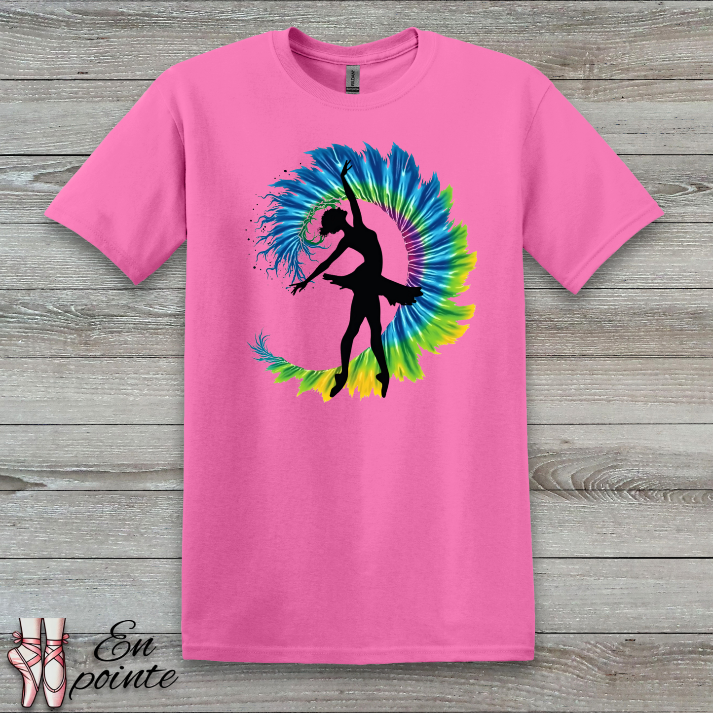 Ballerina Tie Dye Wave T-Shirt