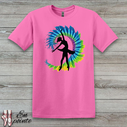 Ballerina Tie Dye Wave T-Shirt