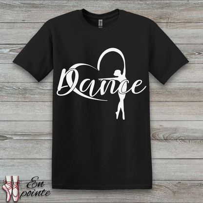 Ballerina w/ Ribbon Heart T-Shirt
