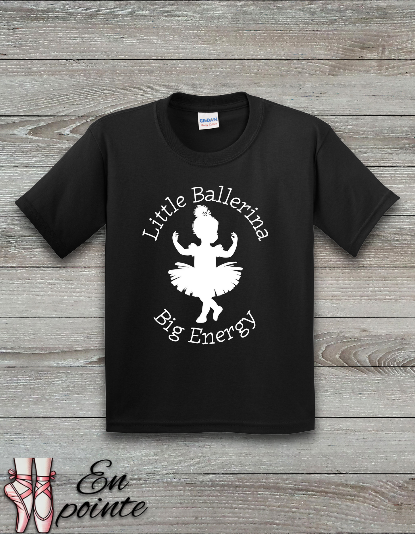 Little Ballerina Big Energy Kids T-Shirt