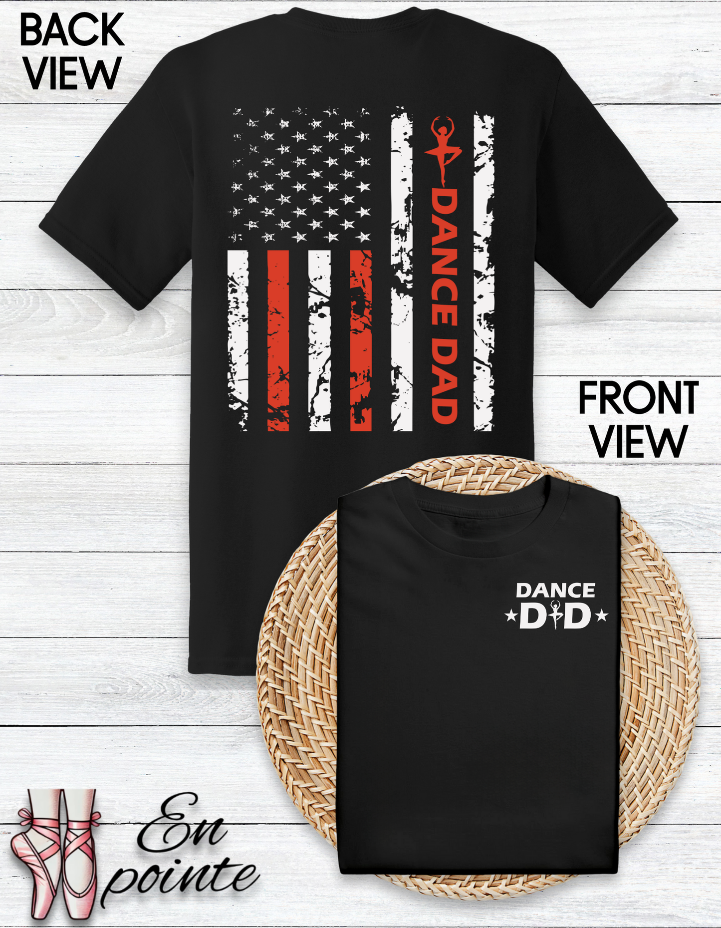 Dance Dad American Flag T-Shirt