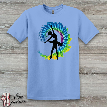 Ballerina Tie Dye Wave T-Shirt