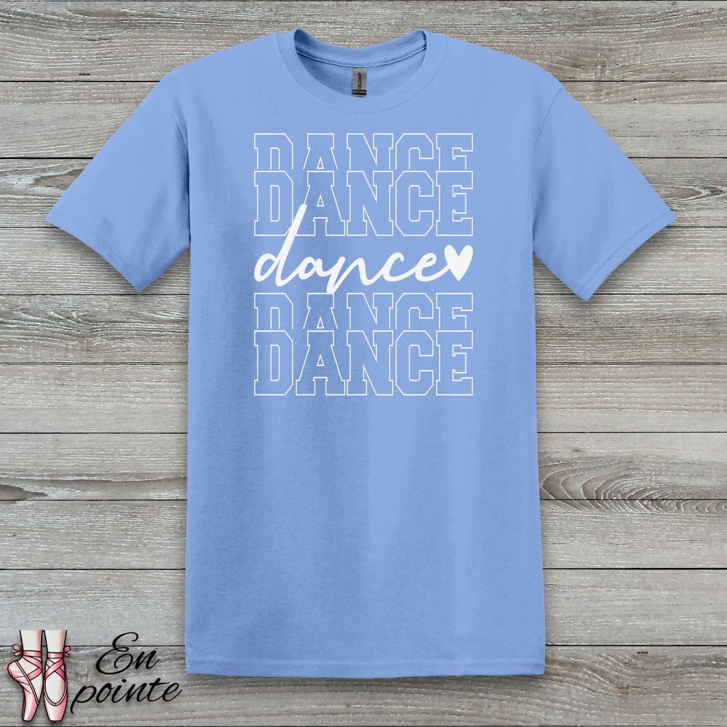 Stacked Dance Text T-Shirt