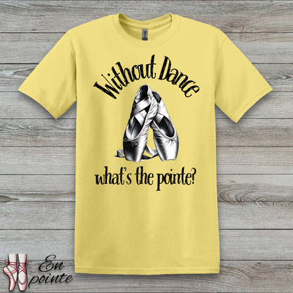 Without Dance What's The Pointe Women Adult T-Shirt