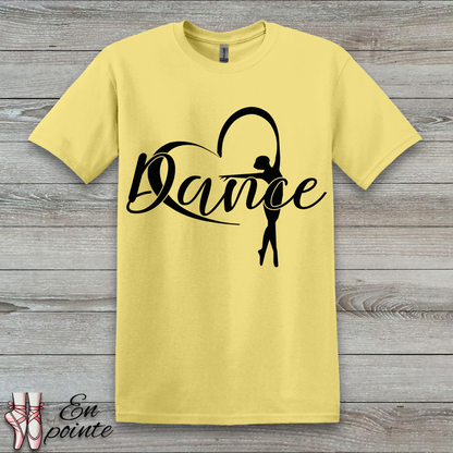 Ballerina w/ Ribbon Heart T-Shirt