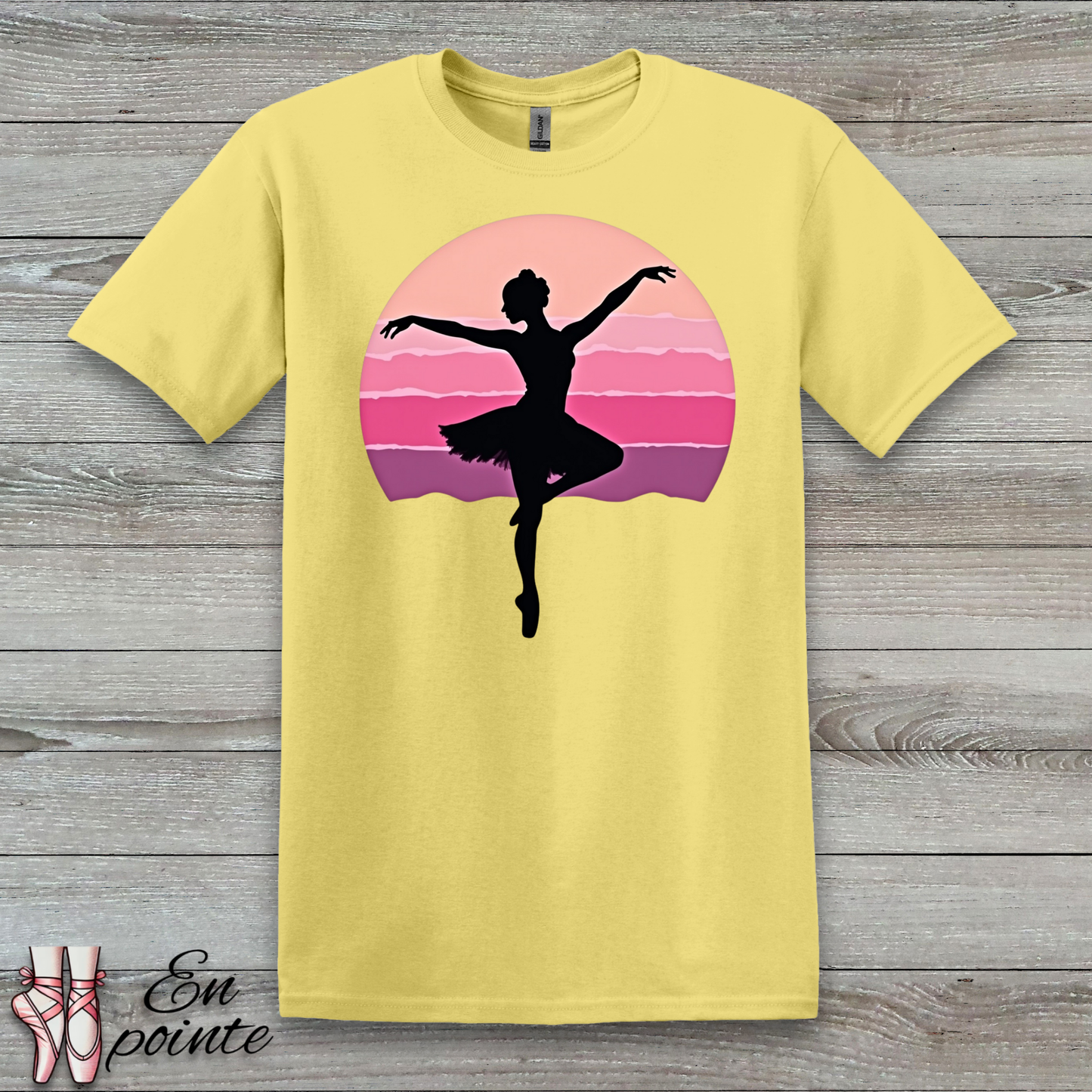 Ballerina Dancing in Sunset T-Shirt