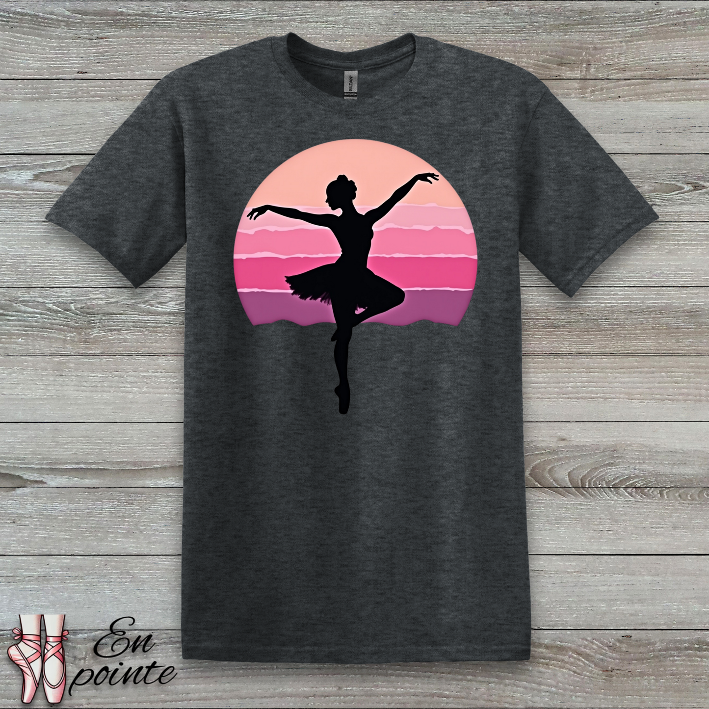 Ballerina Dancing in Sunset T-Shirt