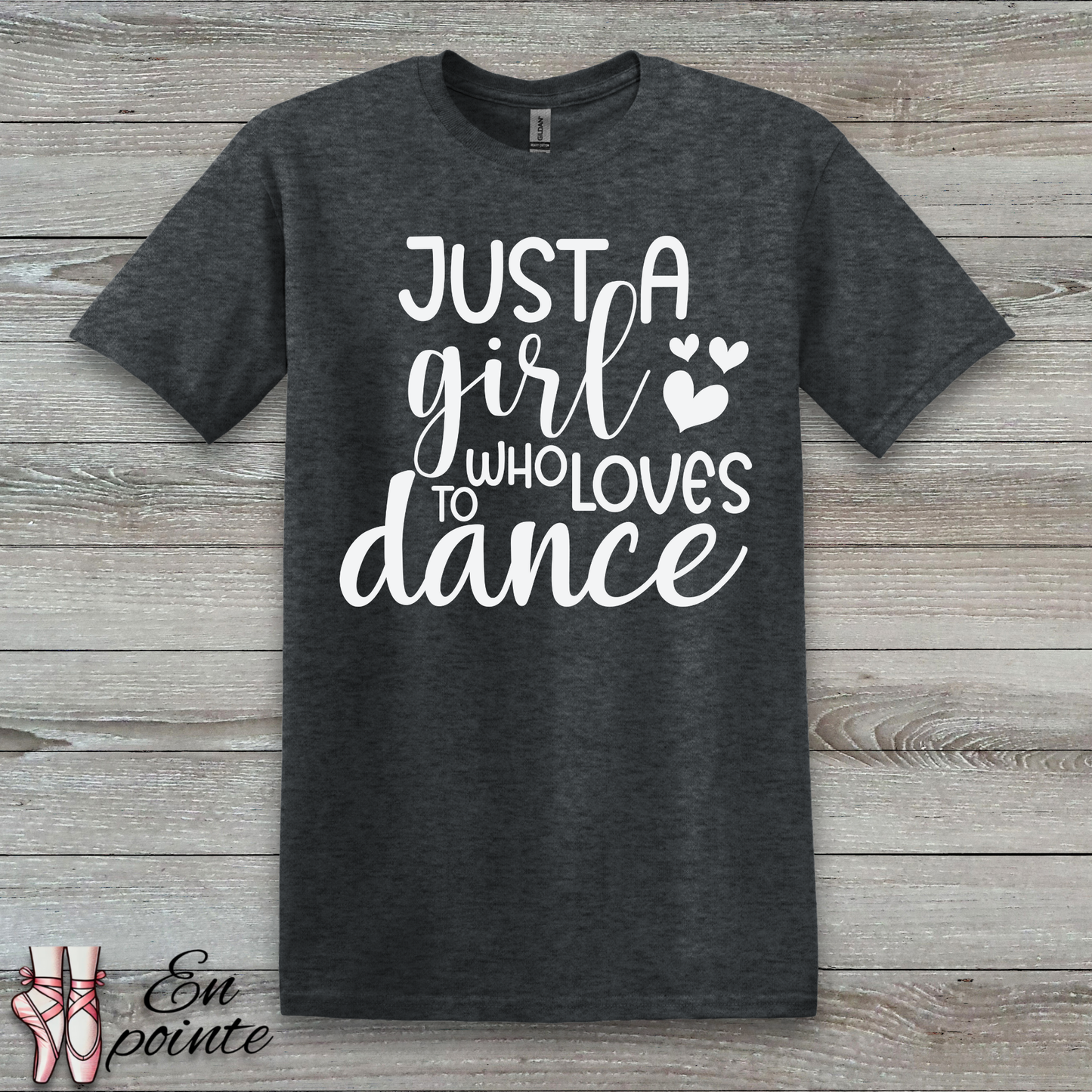 Just A Girl Who Loves To Dance Text T-Shirt
