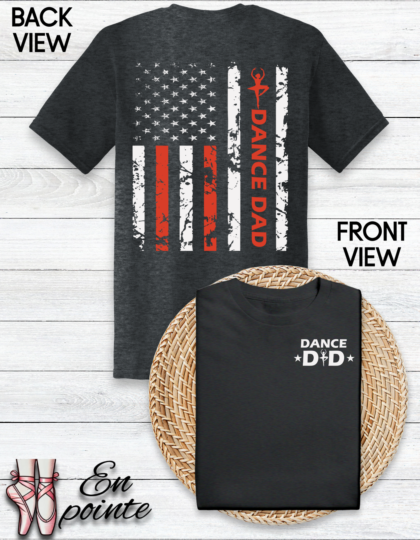 Dance Dad American Flag T-Shirt