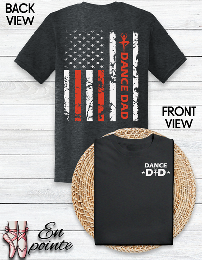 Dance Dad American Flag T-Shirt