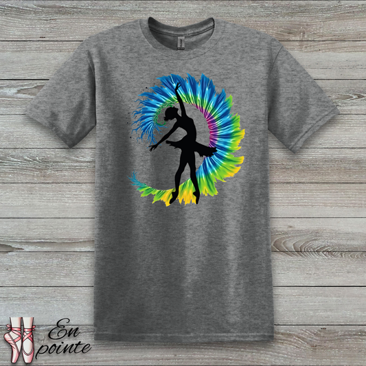 Ballerina Tie Dye Wave T-Shirt