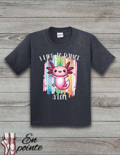I Like to Dance A'Lotl Kids T-Shirt