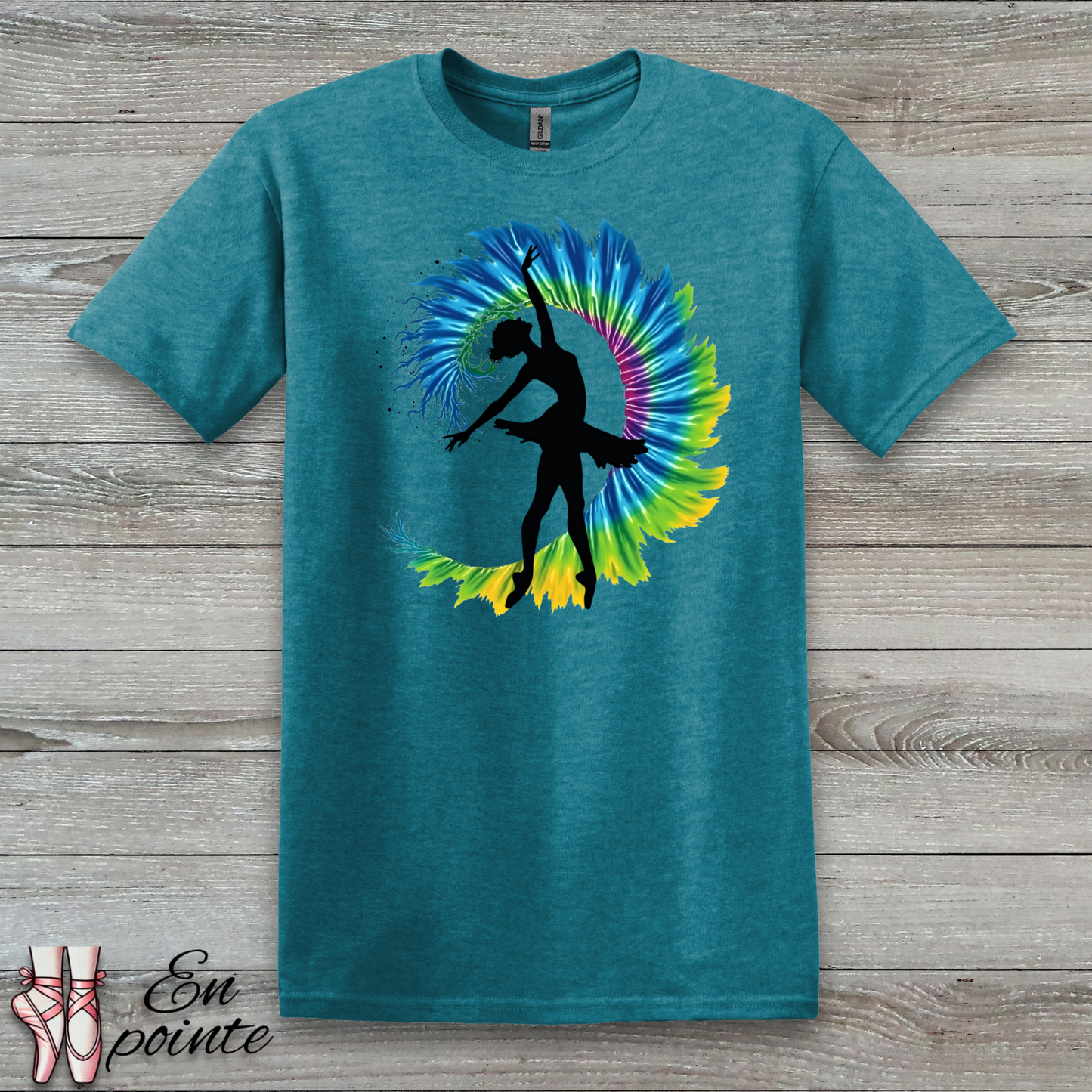 Ballerina Tie Dye Wave T-Shirt