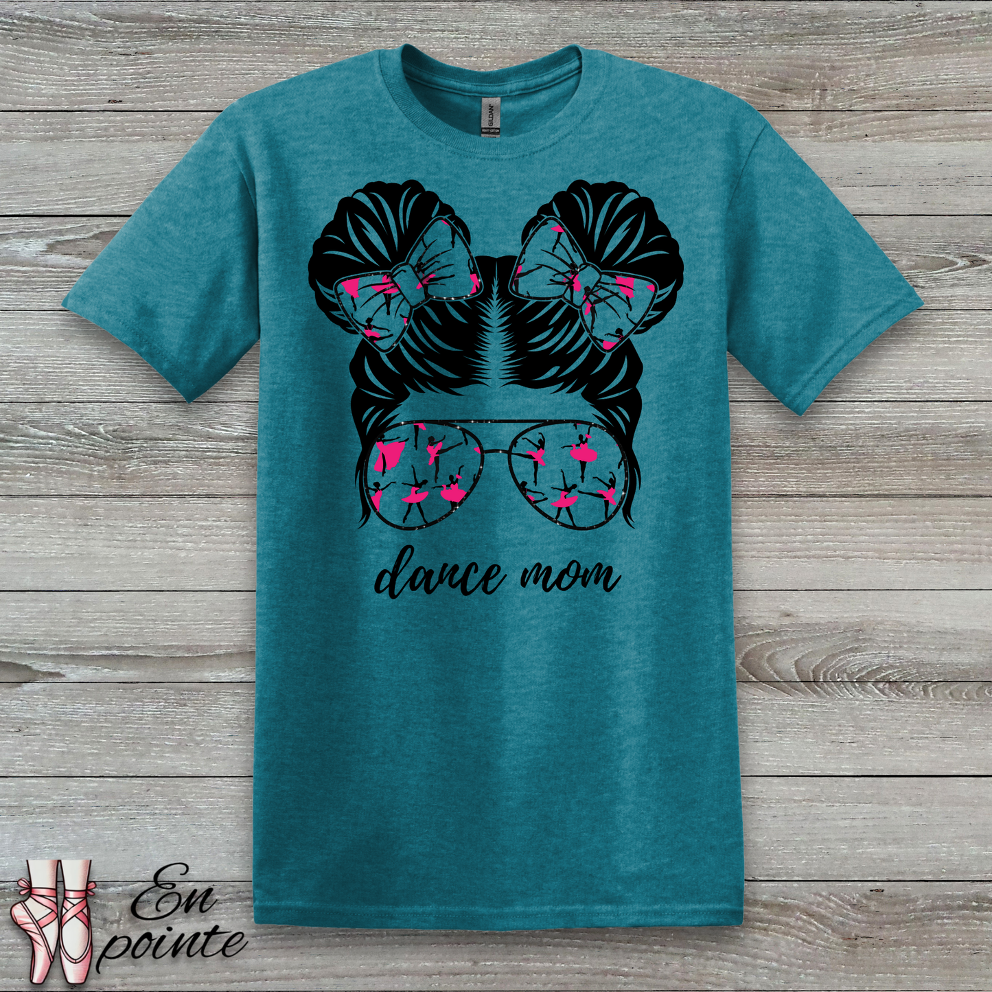 Messy Bun Dance Mom T-Shirt