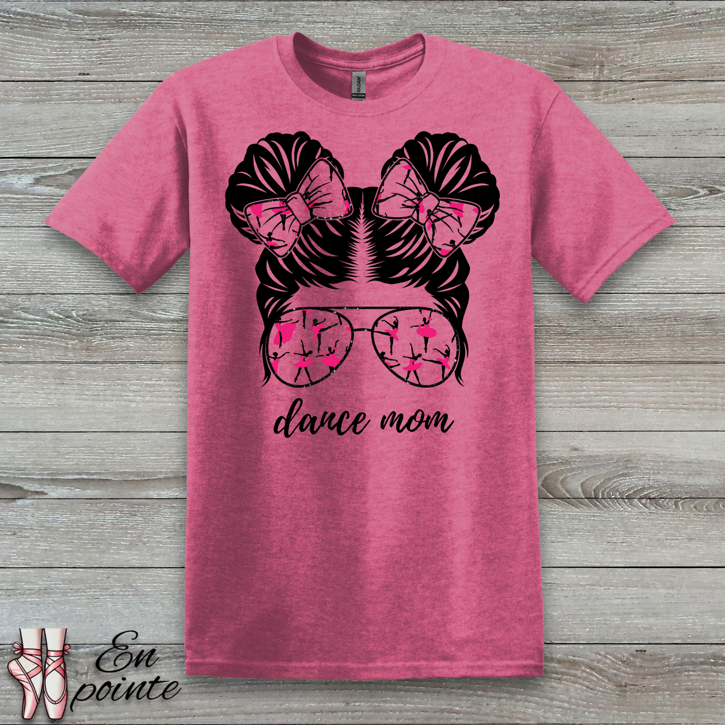 Messy Bun Dance Mom T-Shirt