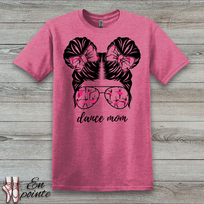 Messy Bun Dance Mom T-Shirt