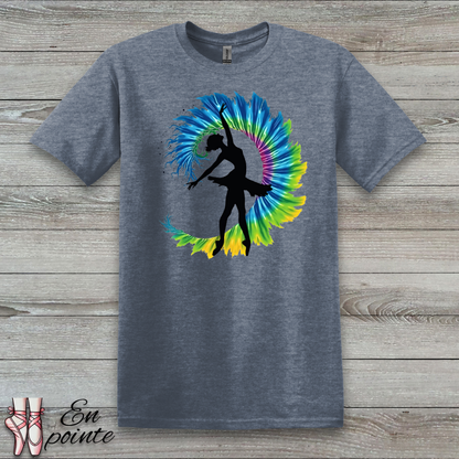 Ballerina Tie Dye Wave T-Shirt