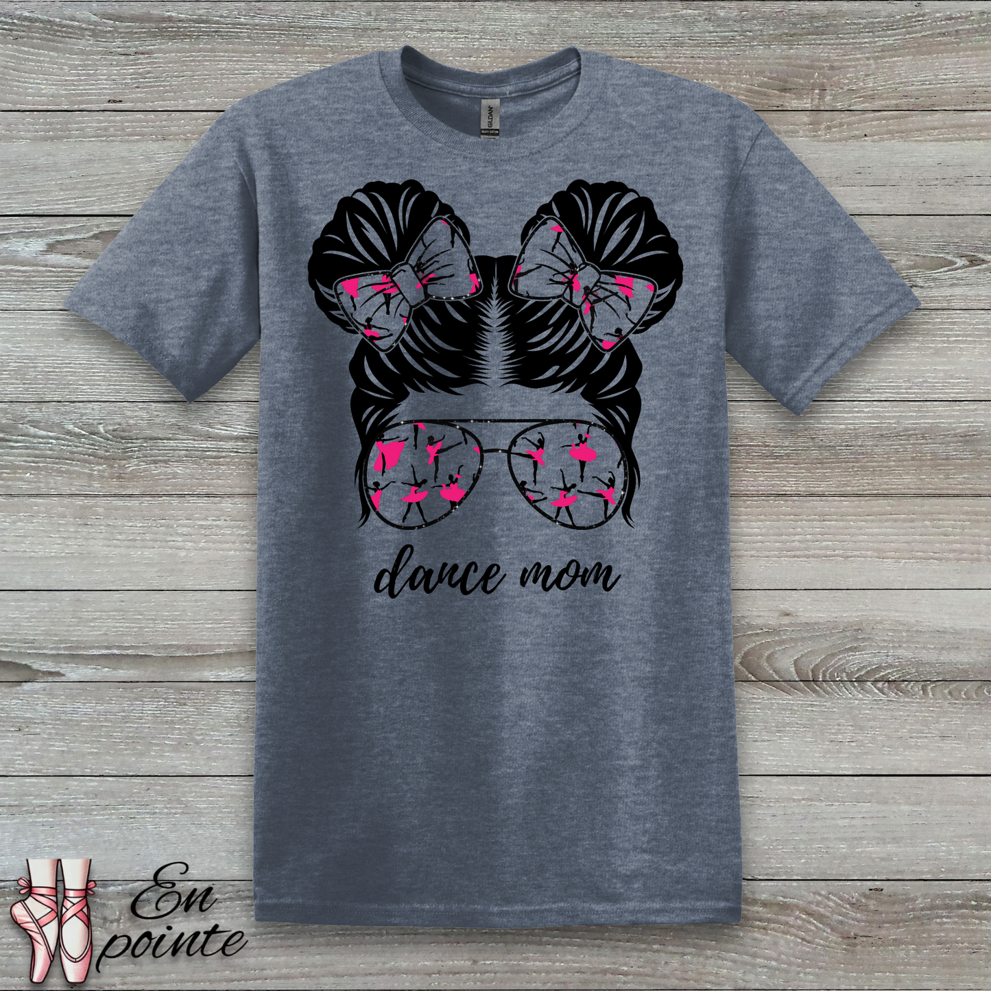 Messy Bun Dance Mom T-Shirt