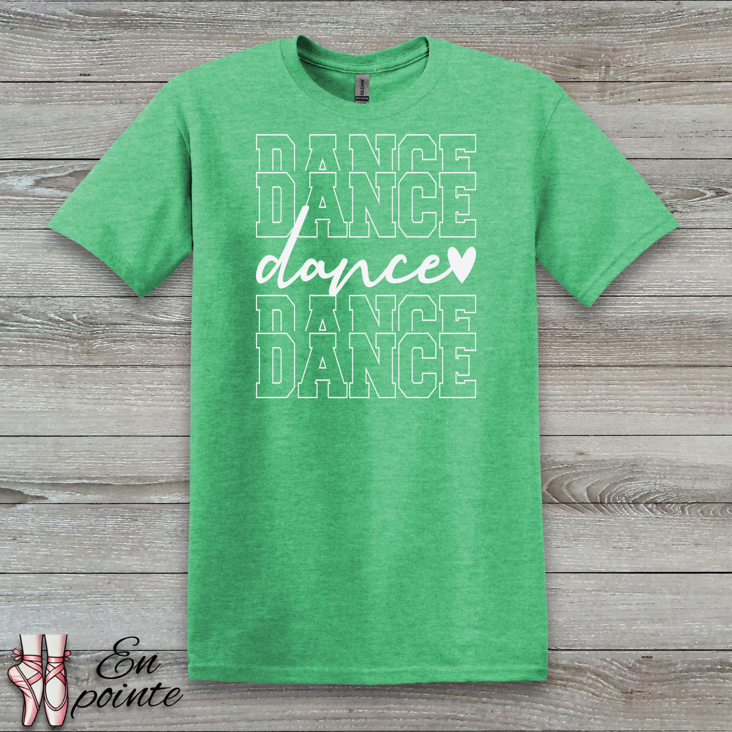 Stacked Dance Text T-Shirt