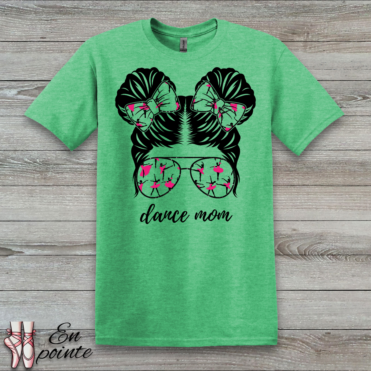 Messy Bun Dance Mom T-Shirt