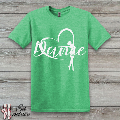 Ballerina w/ Ribbon Heart T-Shirt