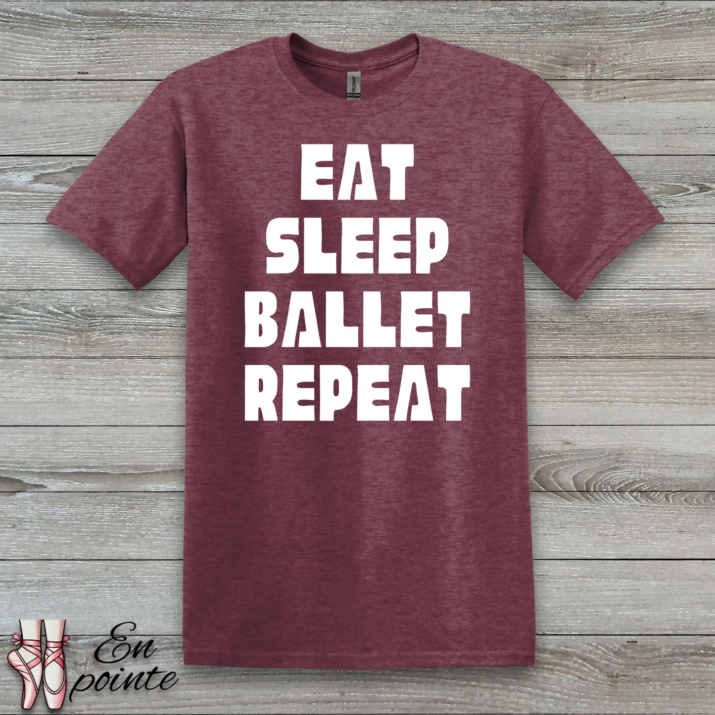Eat Sleep Ballet Repeat Women Adult T-Shirt