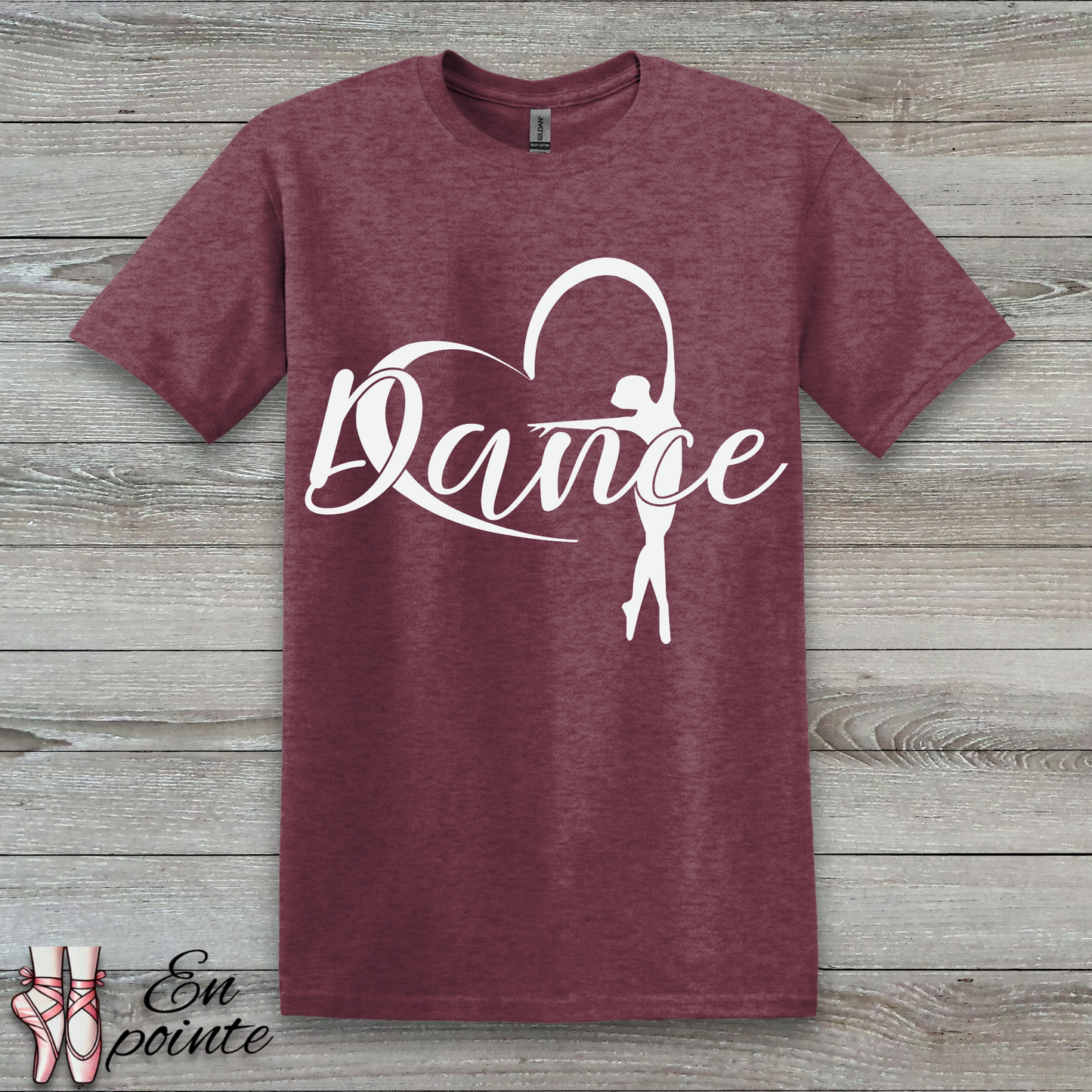 Ballerina w/ Ribbon Heart T-Shirt