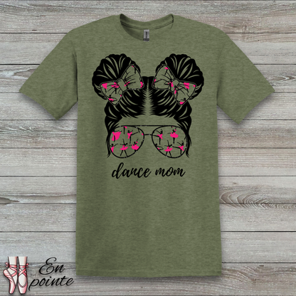 Messy Bun Dance Mom T-Shirt