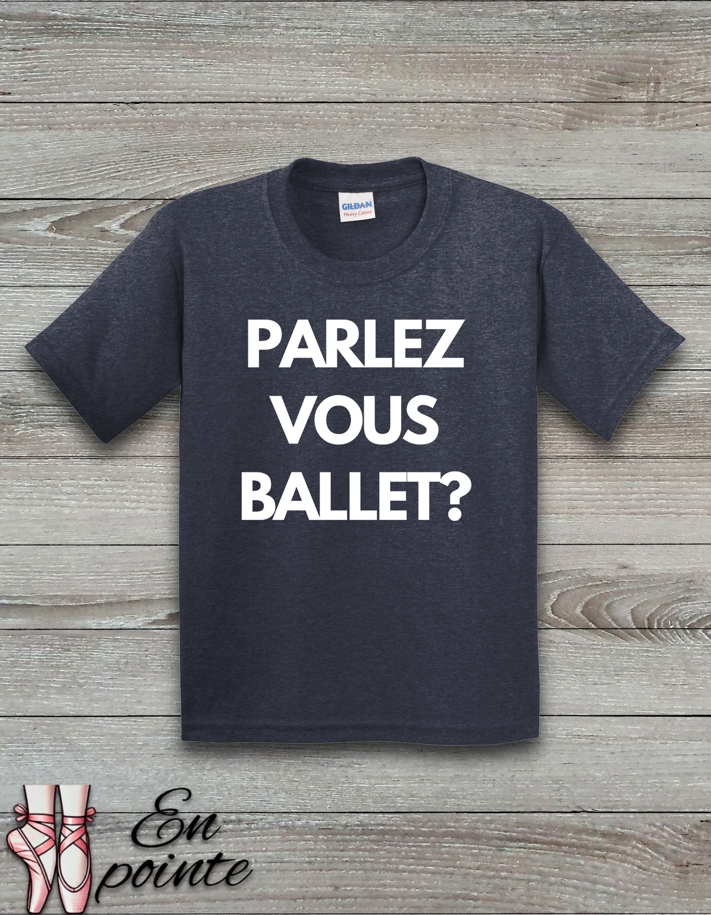 Parlez Vous Ballet? Kids T-Shirt