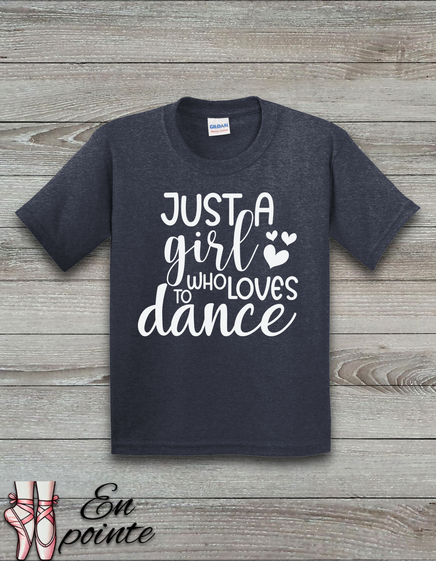 Just A Girl Who Loves To Dance Text Kids T-Shirt