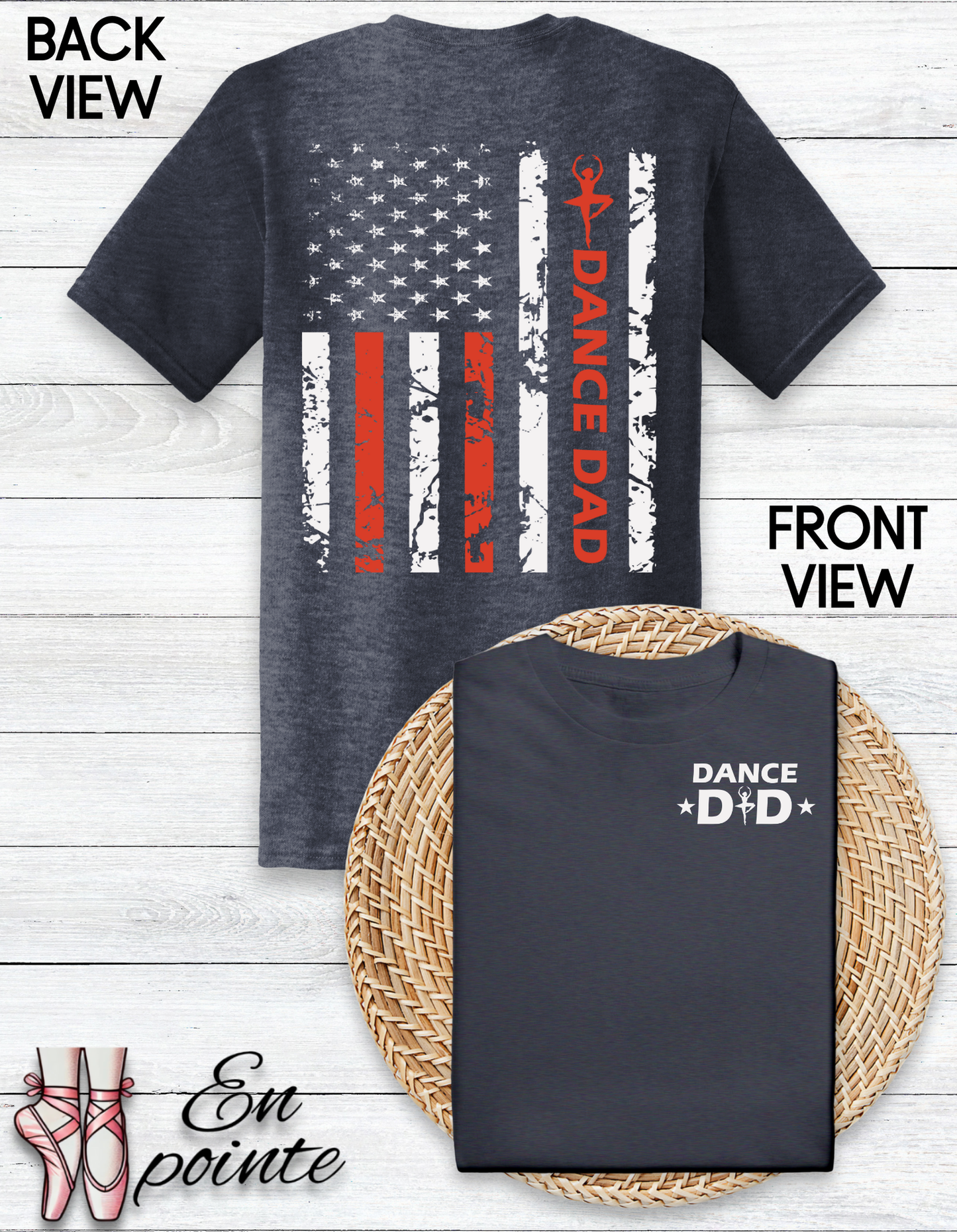 Dance Dad American Flag T-Shirt