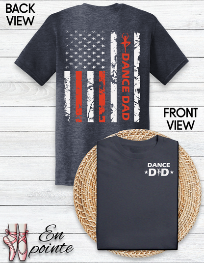 Dance Dad American Flag T-Shirt