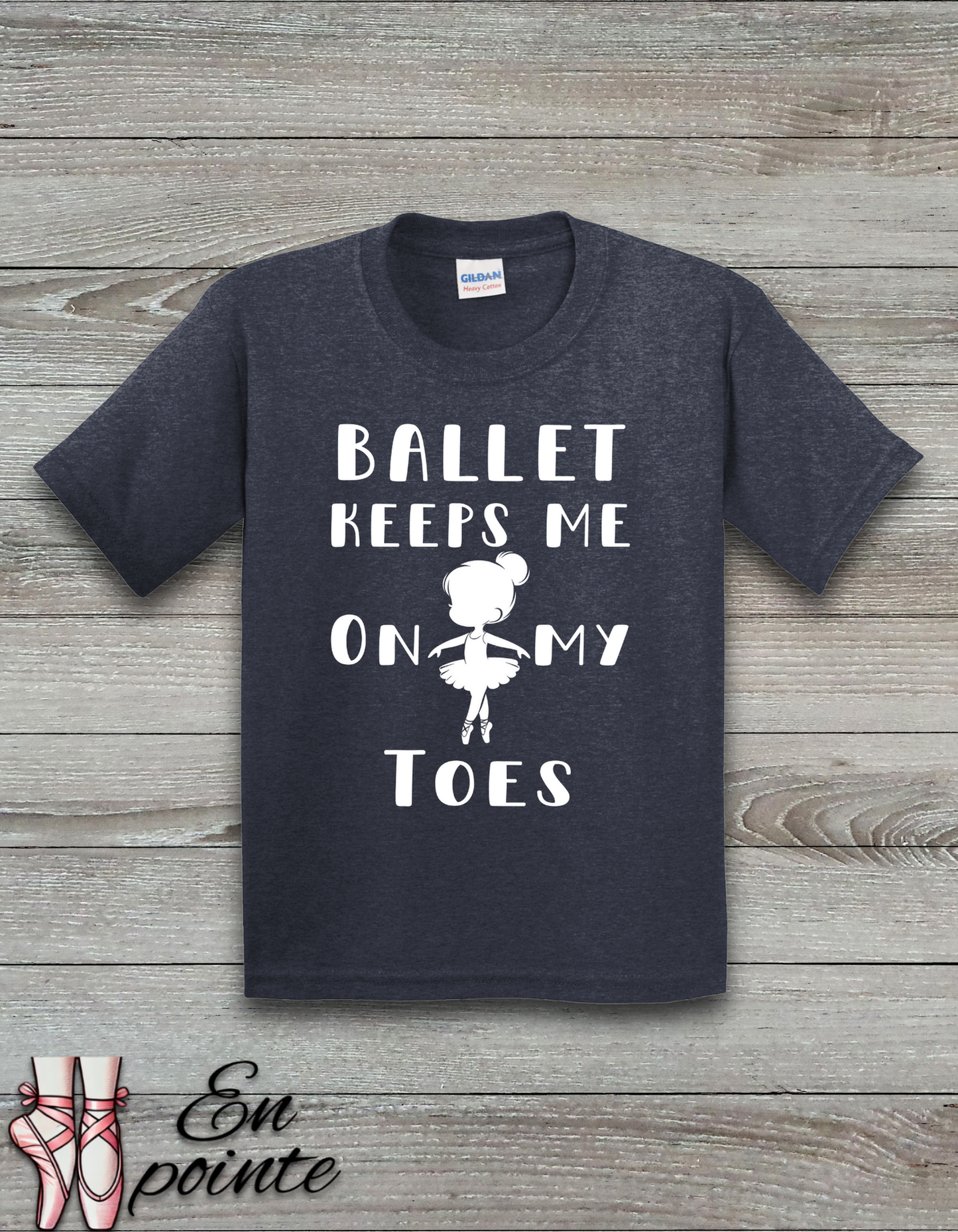 Ballet Keeps Me On My Toes Kids T-Shirt