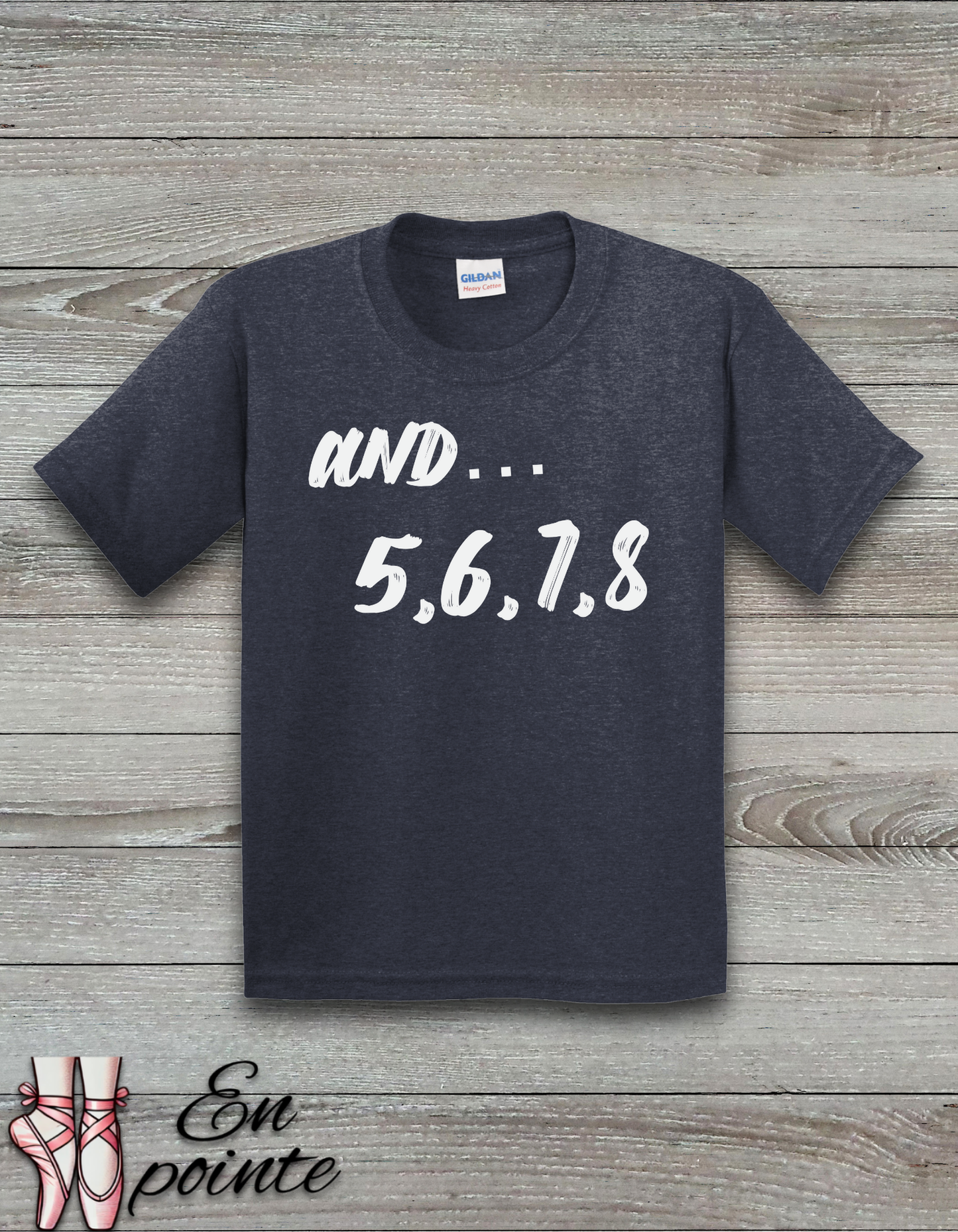 And 5, 6, 7, 8 - Dance Count Kids T-Shirt