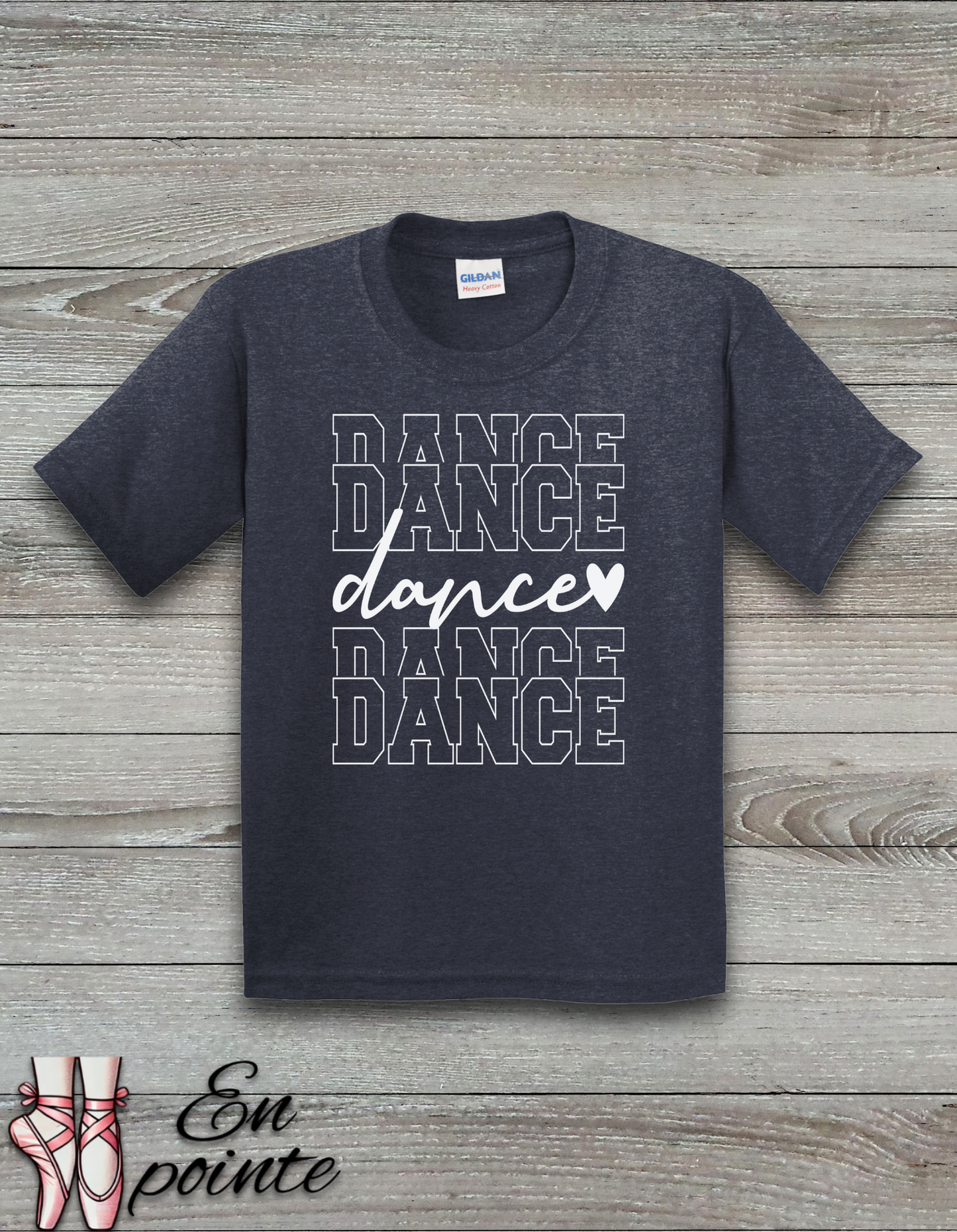 Stacked Dance Font Kids T-Shirt