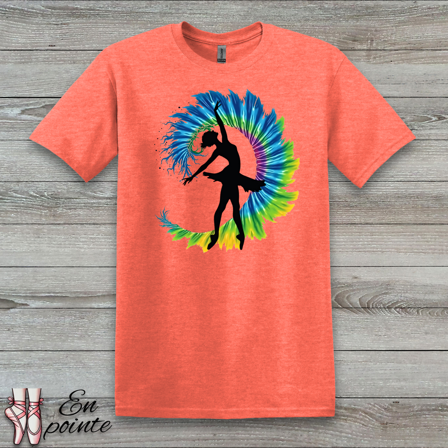Ballerina Tie Dye Wave T-Shirt