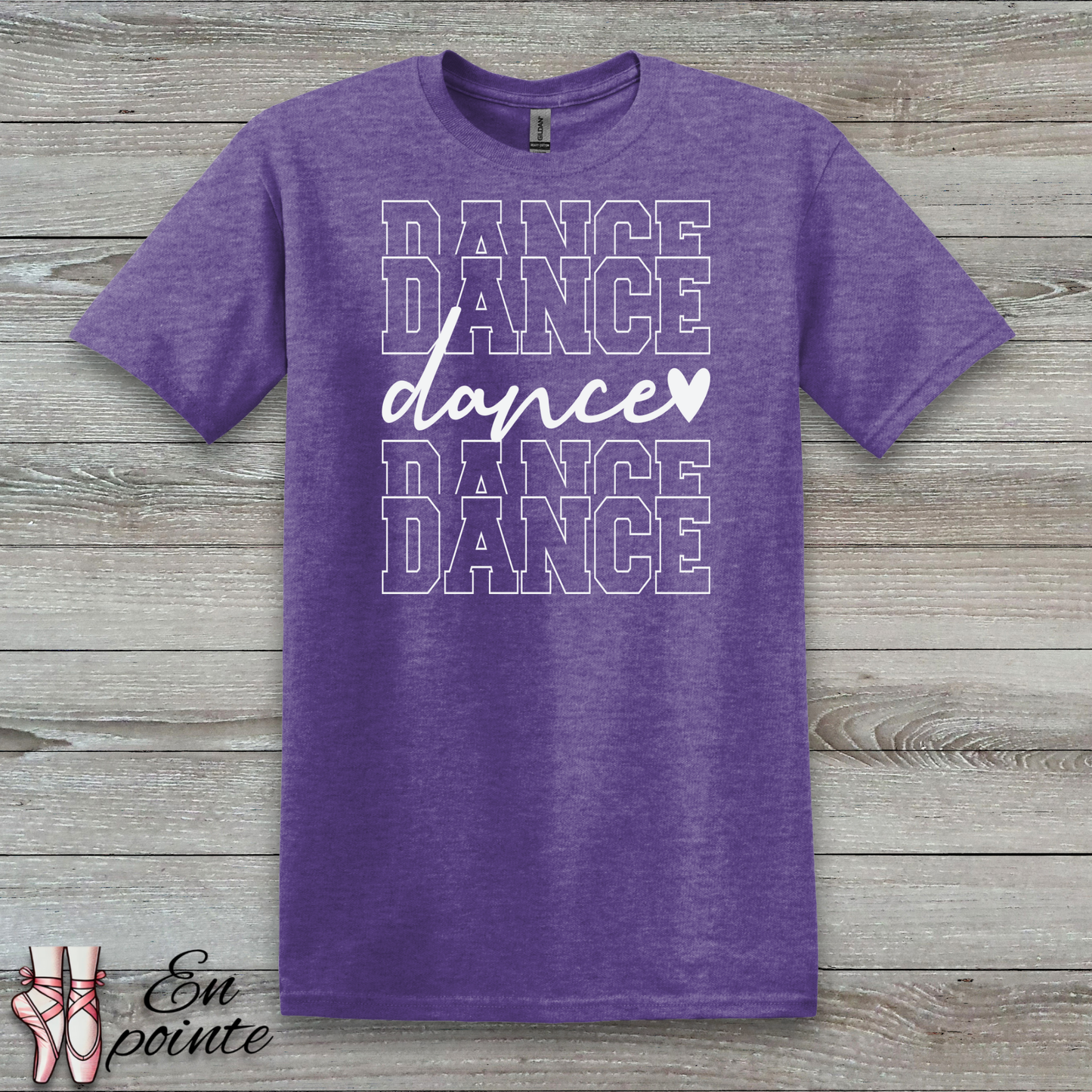 Stacked Dance Text T-Shirt