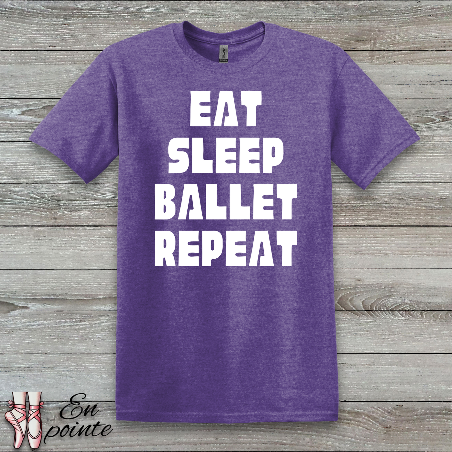 Eat Sleep Ballet Repeat Women Adult T-Shirt