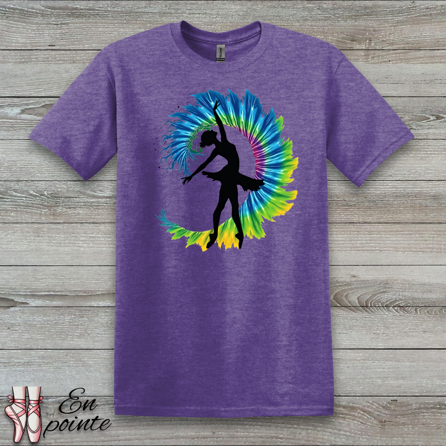 Ballerina Tie Dye Wave T-Shirt