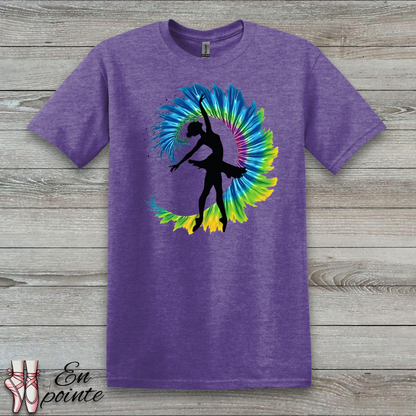 Ballerina Tie Dye Wave T-Shirt