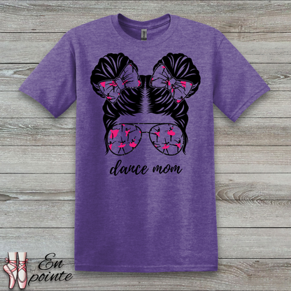 Messy Bun Dance Mom T-Shirt