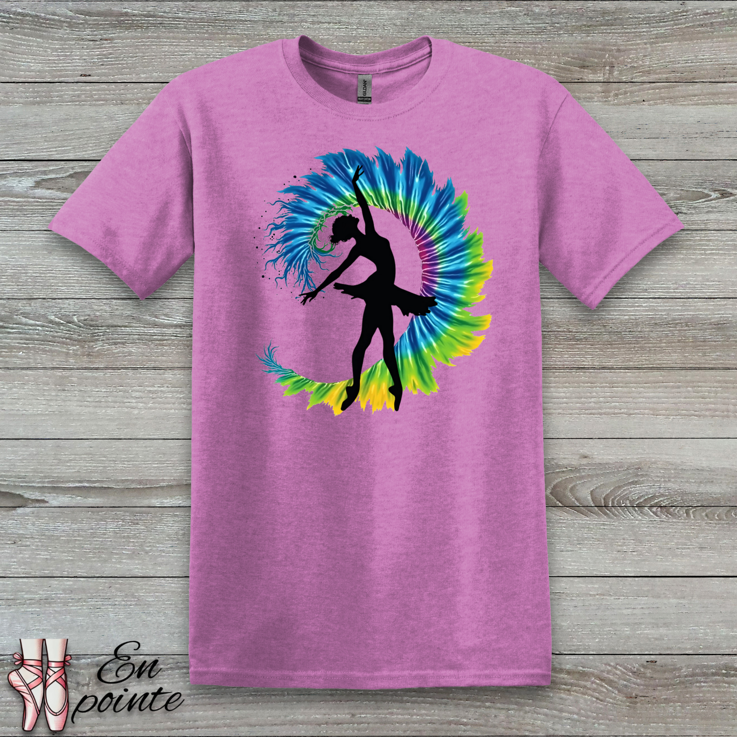 Ballerina Tie Dye Wave T-Shirt